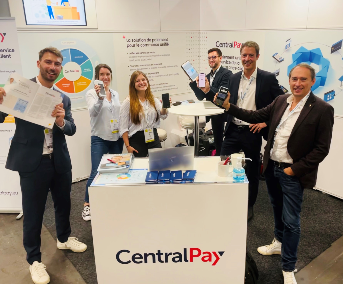 paris retail week : équipe CentralPay à la PRW 2021